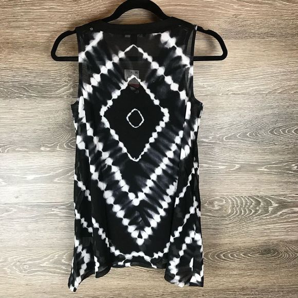 INC Lace Up Diamond Tie Dye Tank Top NWT - Picture 9 of 10